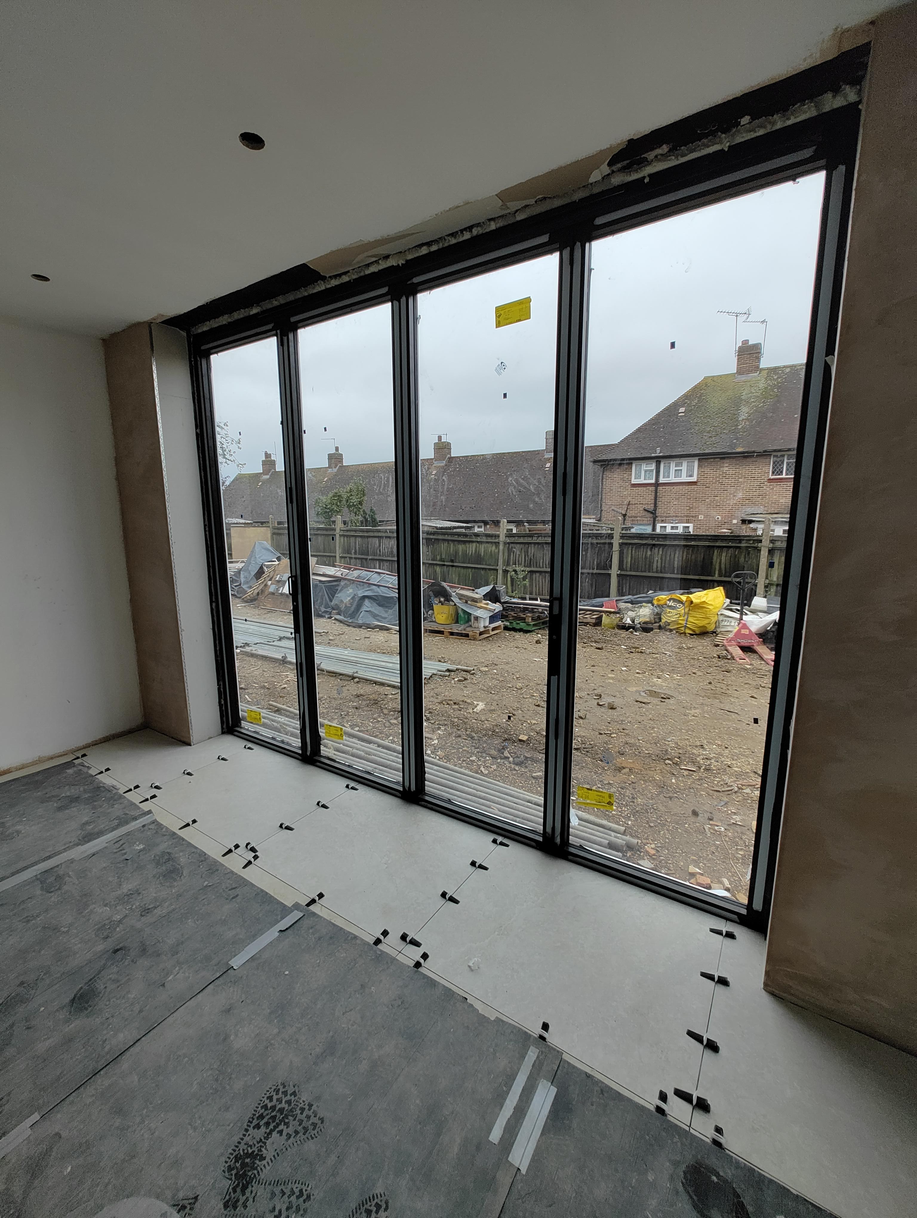 Bifold door installation