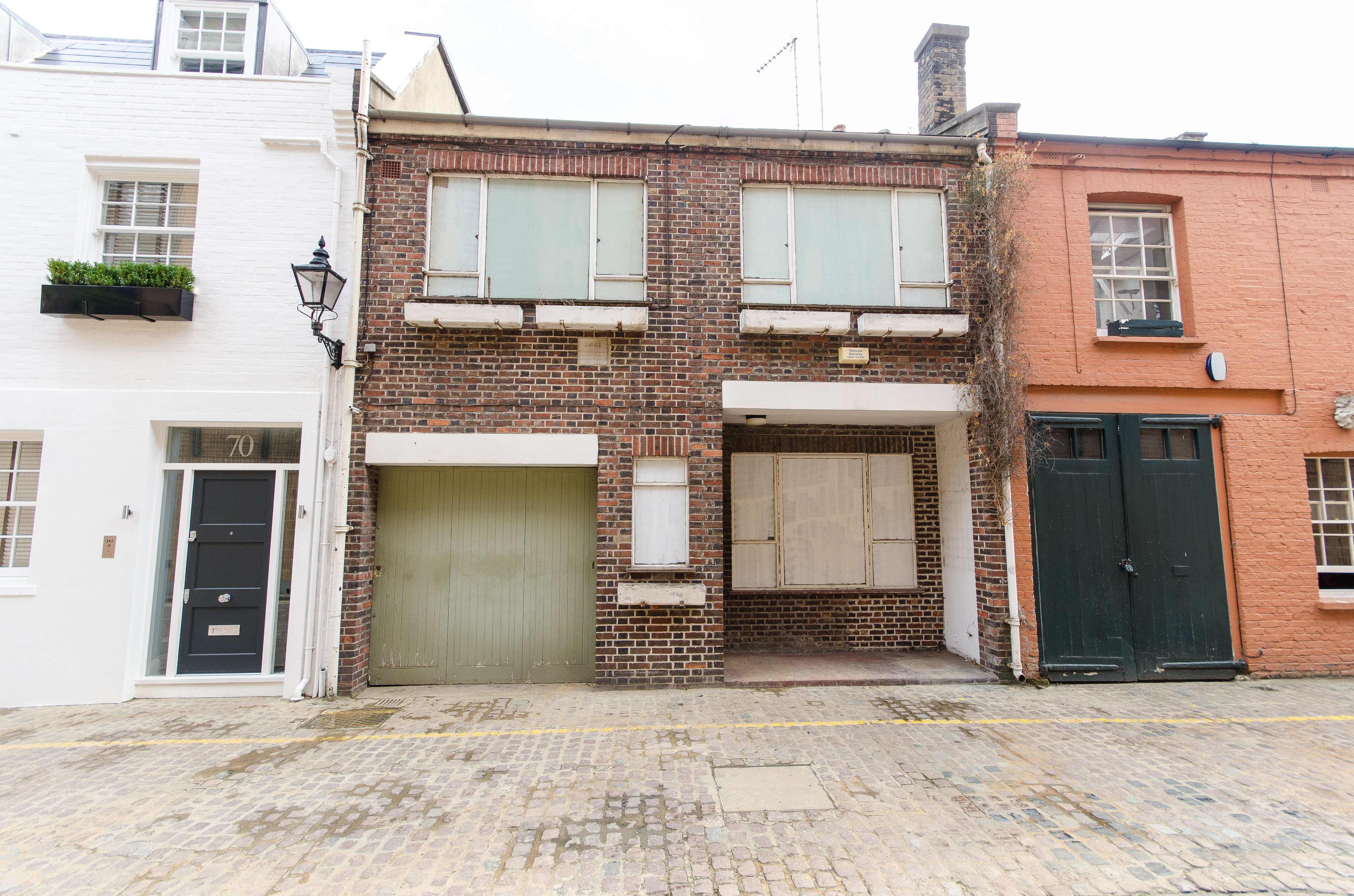 Exterior before