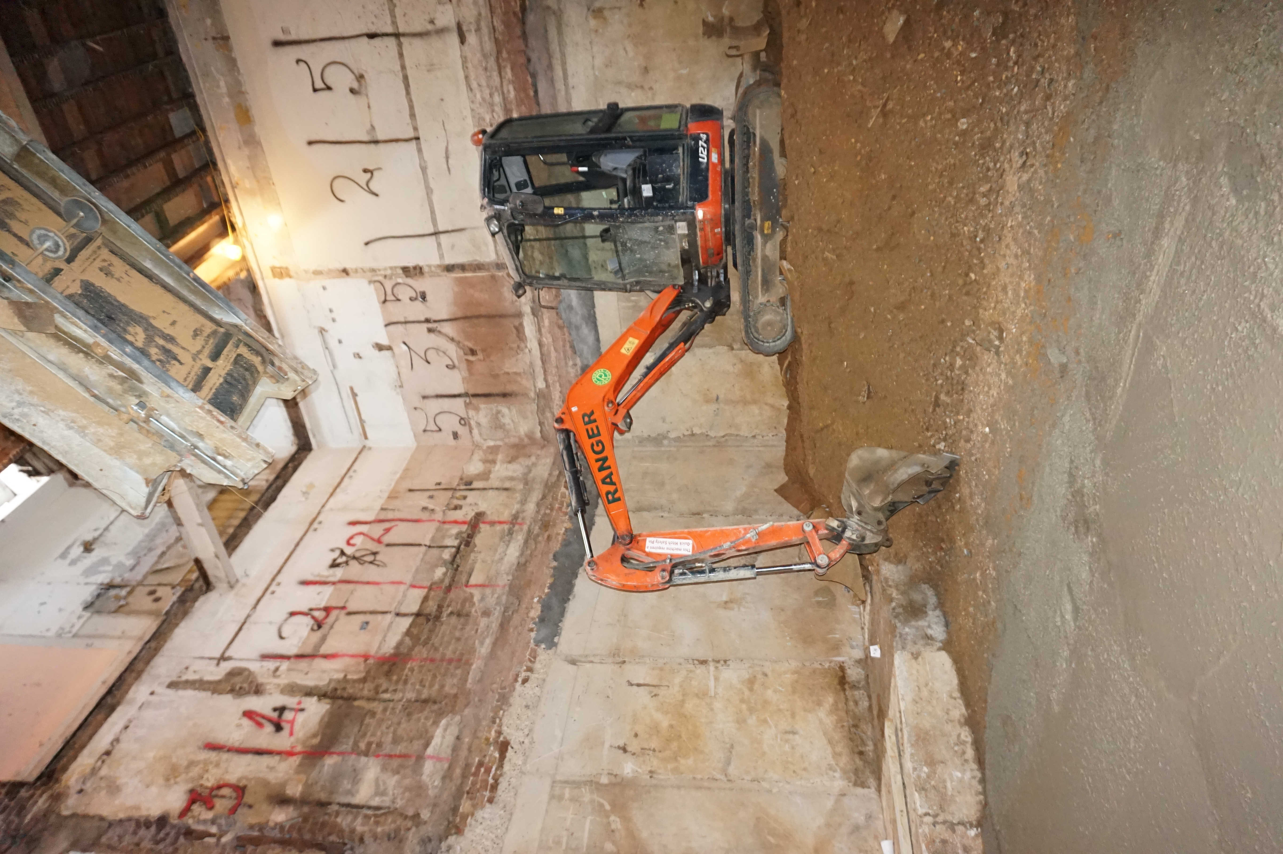 Basement excavation