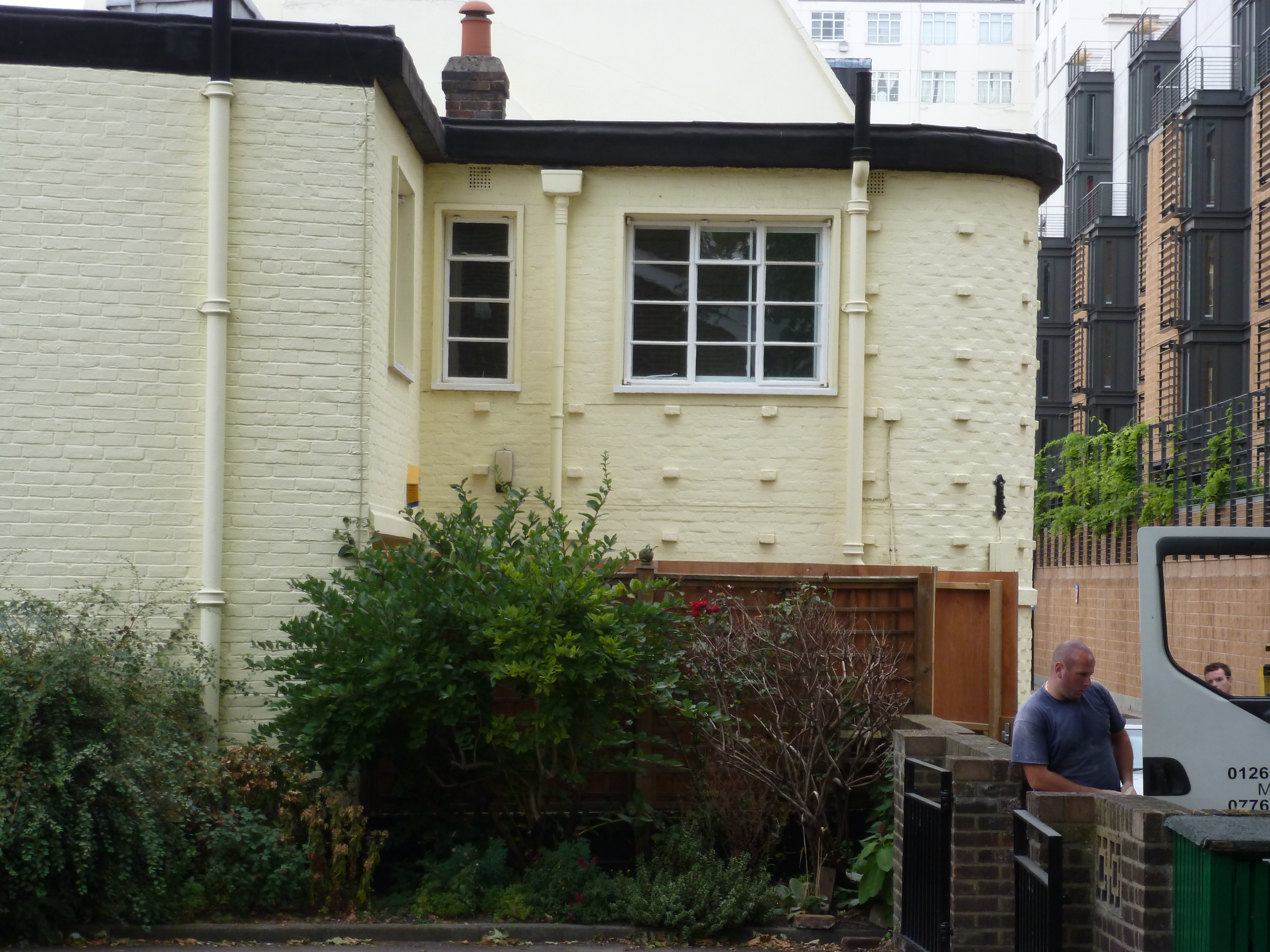 Exterior rear before