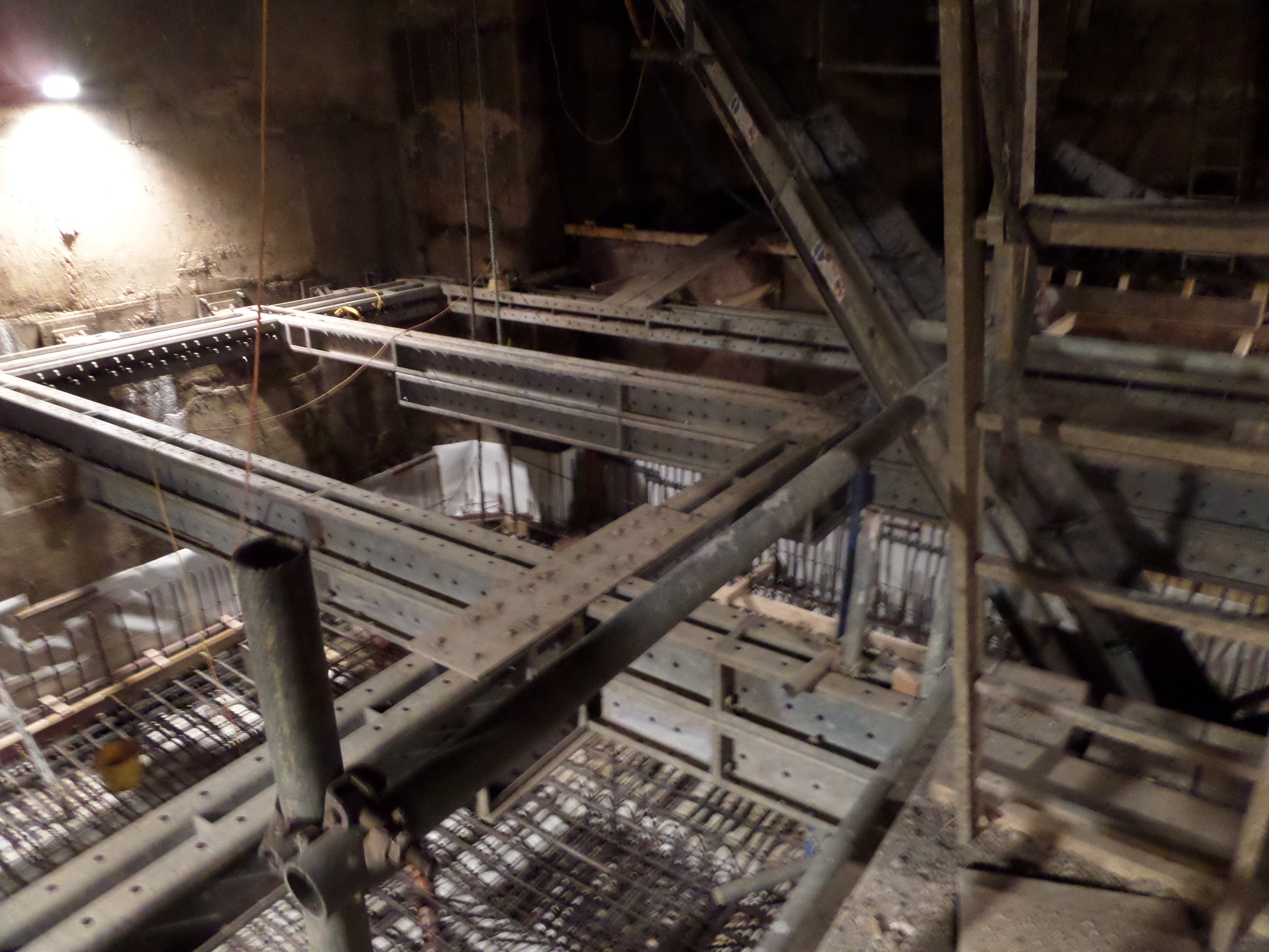 Double basement structure