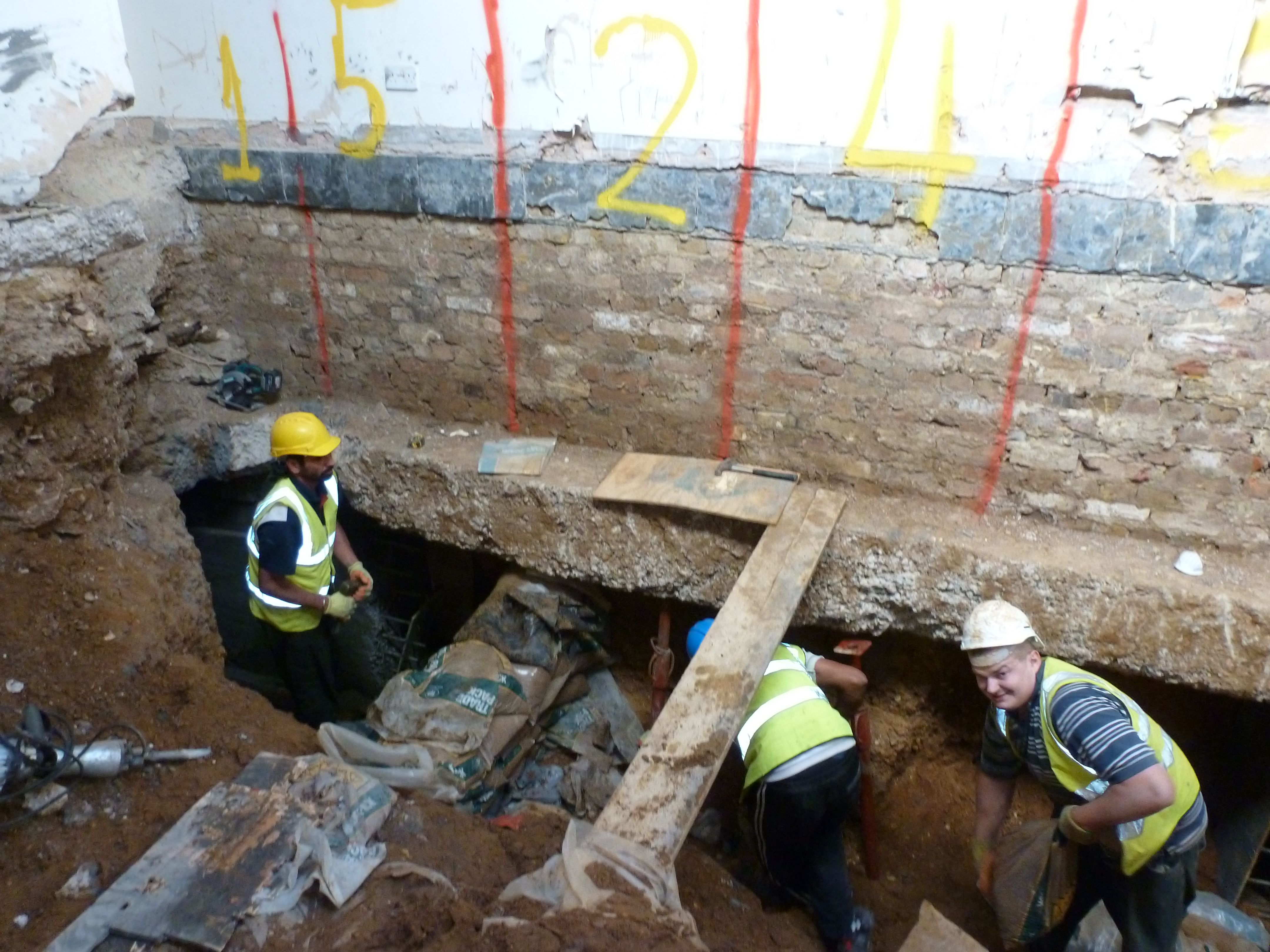 Underpinning team