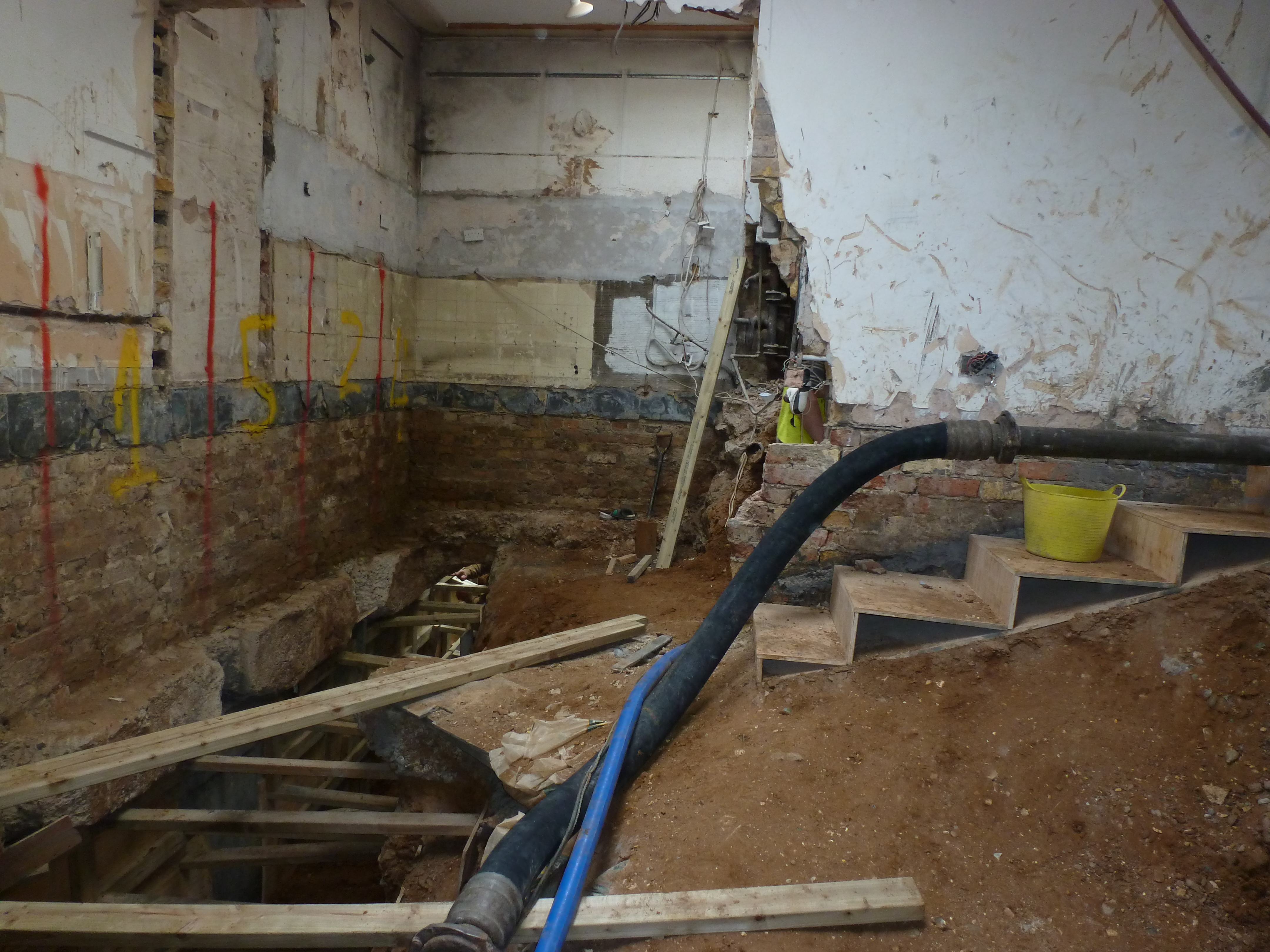 Basement drainage