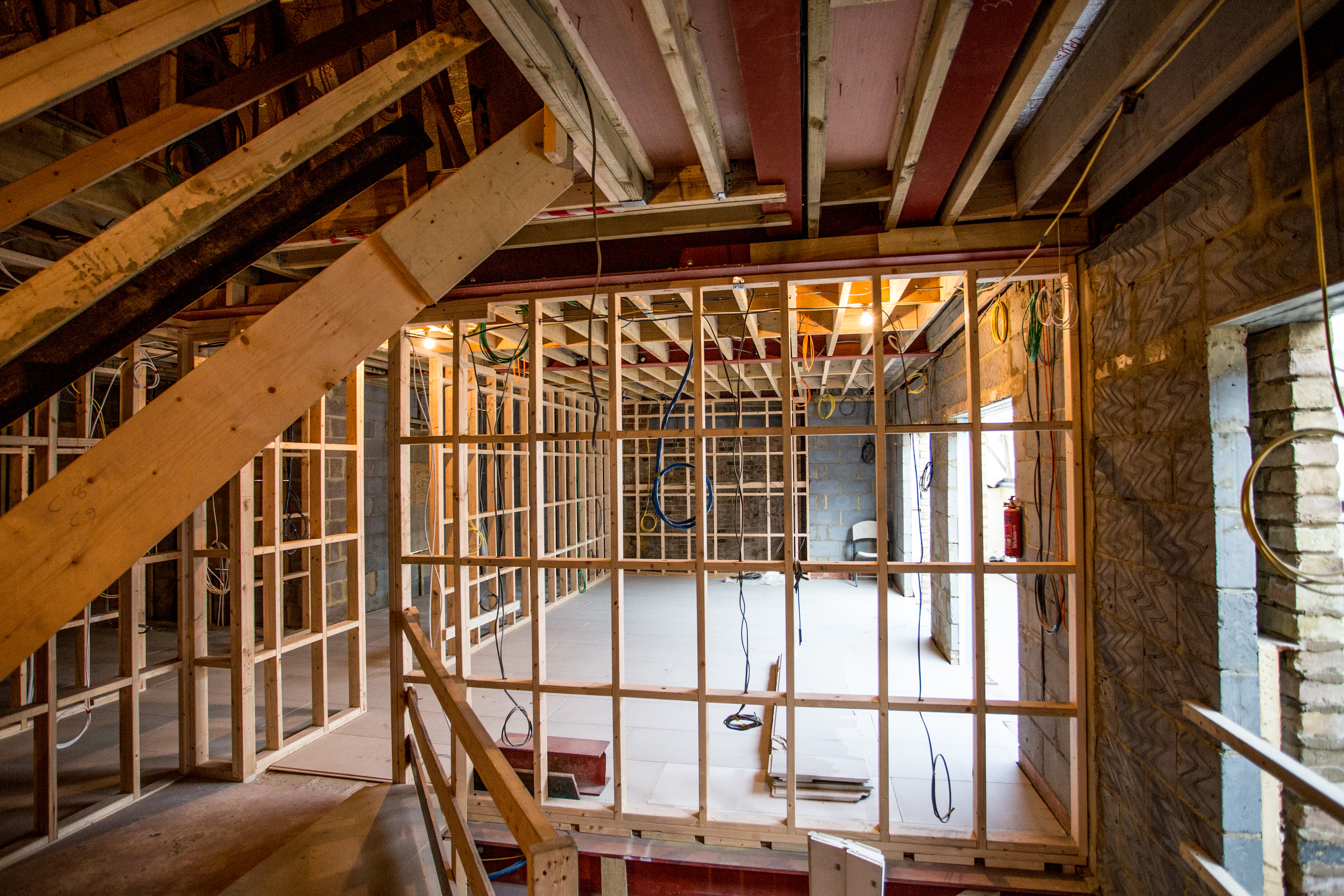 First fix MEP stud partitions